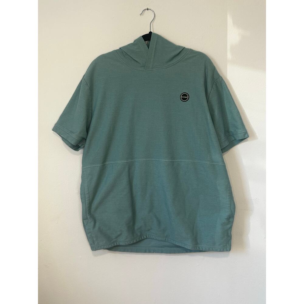 Ardiatic‎ Blue Bearded Goat Short Sleave Lightweight Summer Hoodie - (Men's XL)